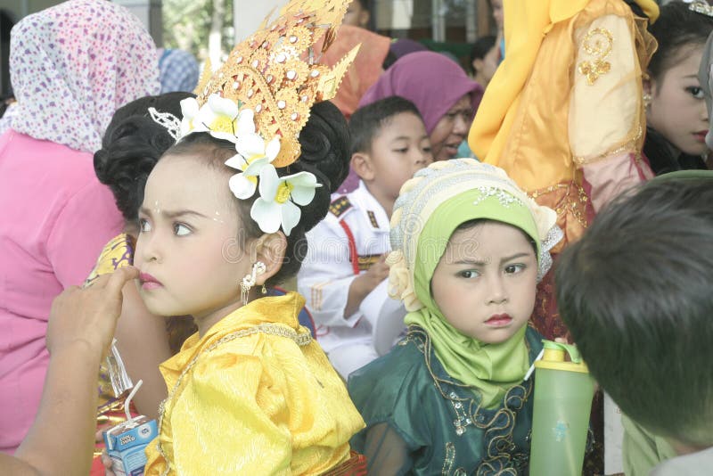 COSTUMES CHILDREN in DAY CELEBRATION KARTINI Editorial Stock Photo ...