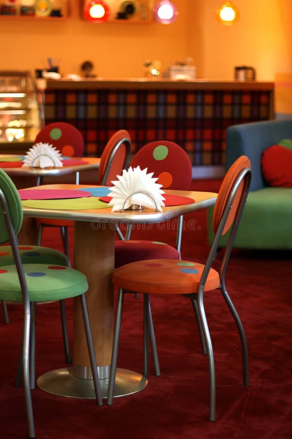Cosy cafe stock image. Image of green, group, cozy, interior - 2566381