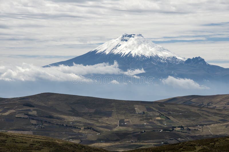 Cotopaxi Volcano, Andean Highlands of Ecuador Stock Image - Image of ...