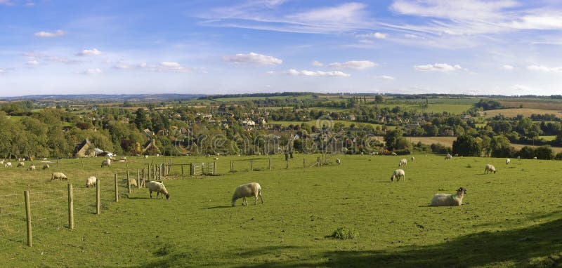 Cotswolds lizenzfreie stockbilder Cotswolds lizenzfreie stockbilder