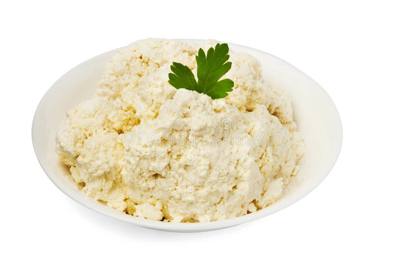 Cottage cheese royalty free stock images