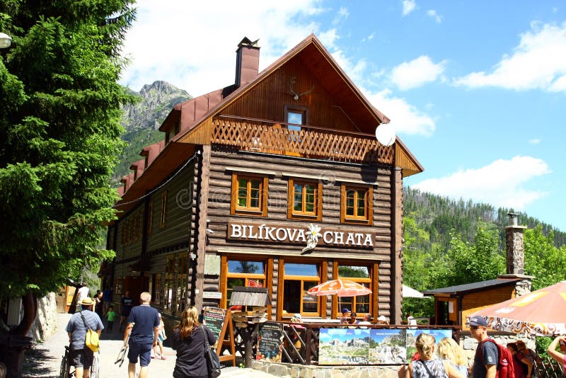 Cottage dans Hrebienok, Stary Smokovec image stock Cottage dans Hrebienok, Stary Smokovec image stock