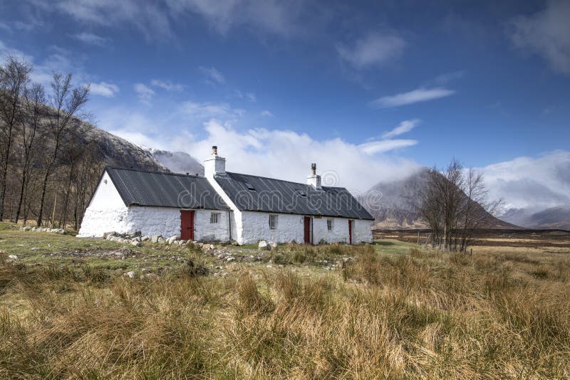 Cottage, Glencoe, Scottish Highlands Stock Photo Image of glencoe, highlands 91667338