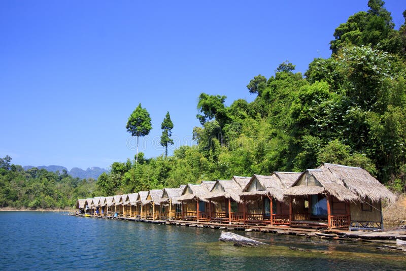 Cottage Style Riverside Resort Stock Photo Image of nature, country