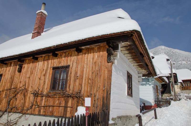 Cottages in vlkolinec