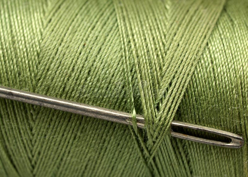 Needle and Cotton stock photo. Image of stitch, sharp 7313652
