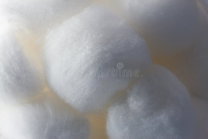 Cotton Ball Texture Close Up Stock Photo Image of background, close
