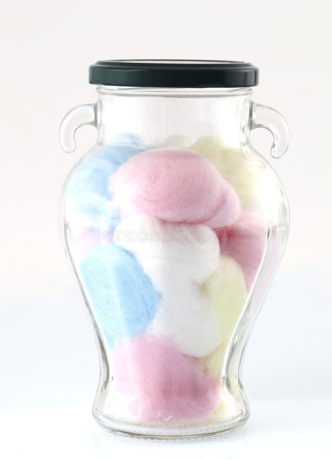 Coloured cotton balls stock image. Image of coloured 29351723