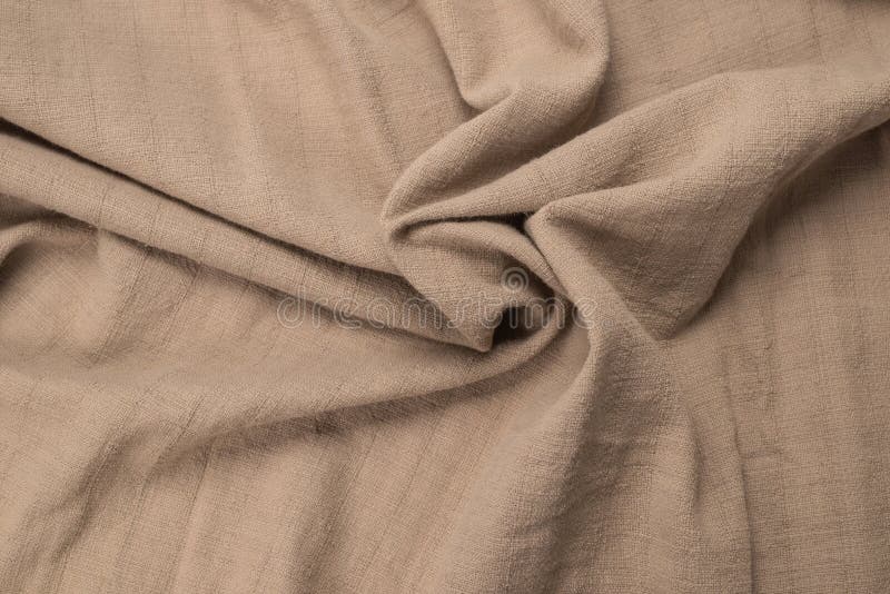 Cotton Beige Fabric Pattern Stock Photo Image of linen, material