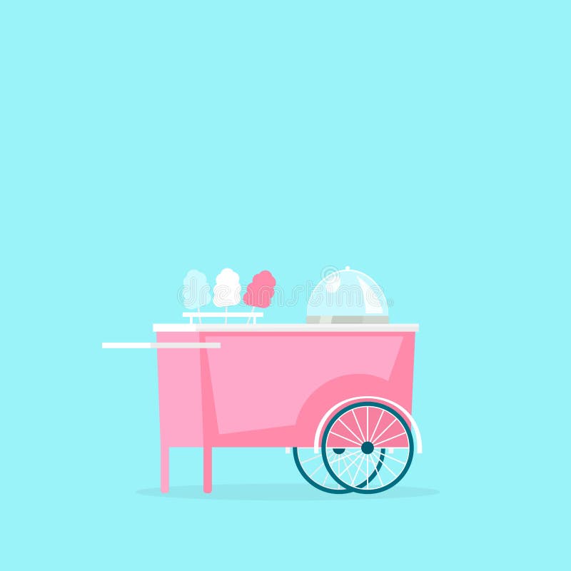 Cotton Candy Machine Vector Stock Illustrations 205 Cotton Candy