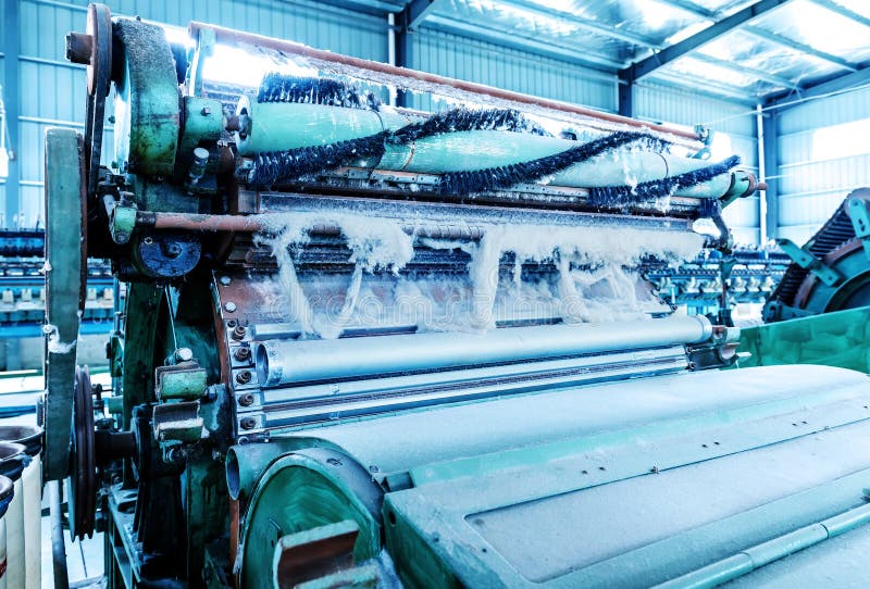 Cotton gin mill stock image