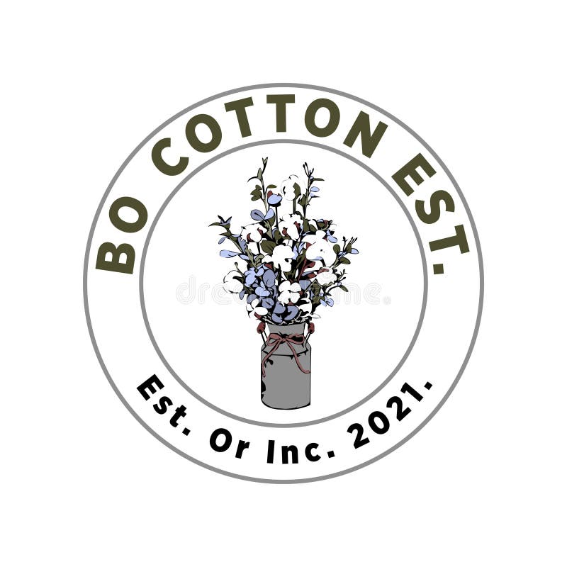 Illustration Vector Graphic of Cotton Flower Logo Stock Vector Illustration of beauty, botany