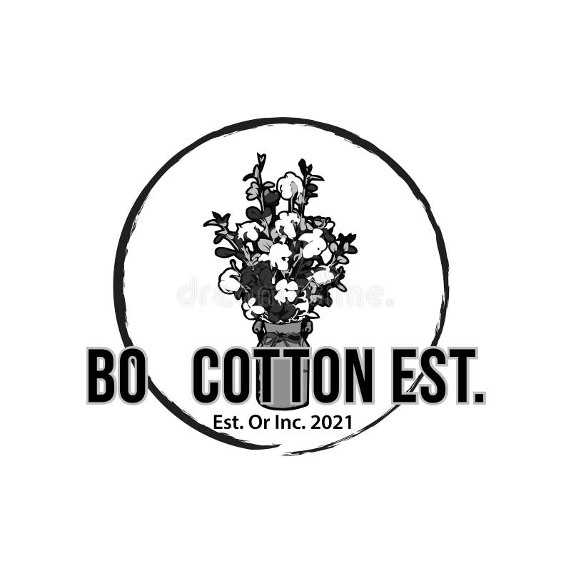 Illustration Vector Graphic of Cotton Flower Logo Stock Vector Illustration of conceptual