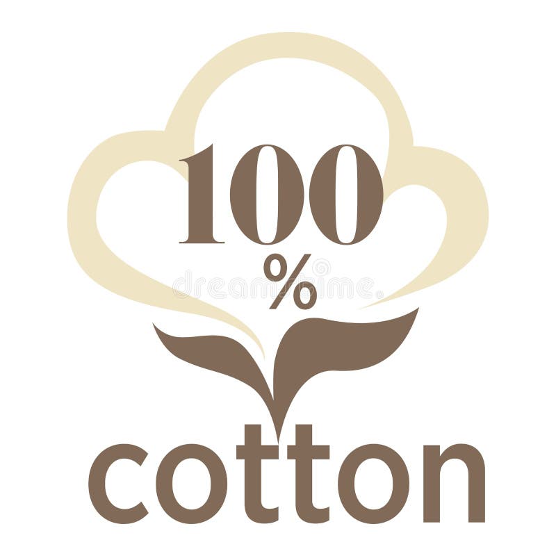 Cotton Isolated Icons Pure and Organic Product Vector Textile Industry ...