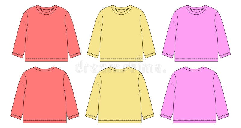 Kids Dress Technical Drawing Stock Illustrations – 877 Kids Dress ...