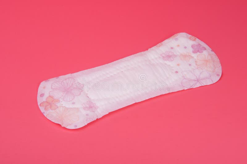 cotton medical towel or pad for women critical days on pink royalty free stock photography cotton medical towel or pad for women critical days on pink royalty free stock photography