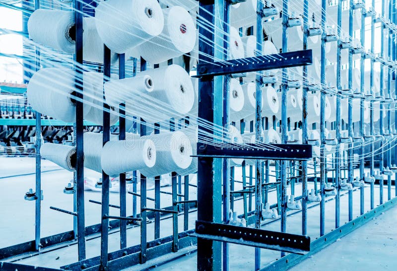 Cotton mill royalty free stock photography