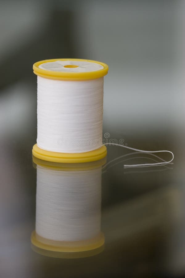 Cotton Reel Pyramid stock photo. Image of white, reel 13492724