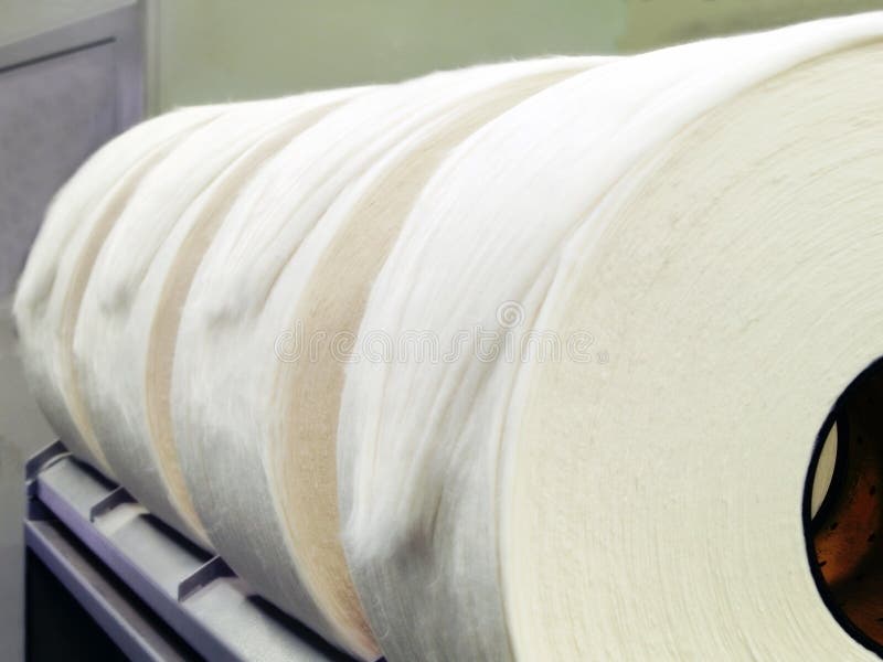 Cotton Rolls royalty free stock image