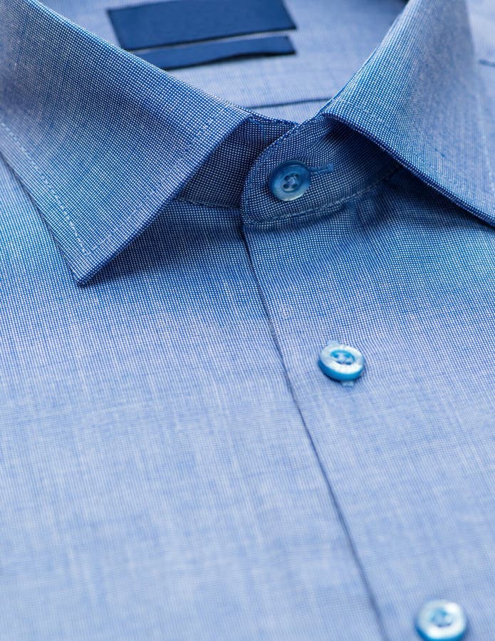 Cotton shirt, close-up stock image. Image of button - 127719373