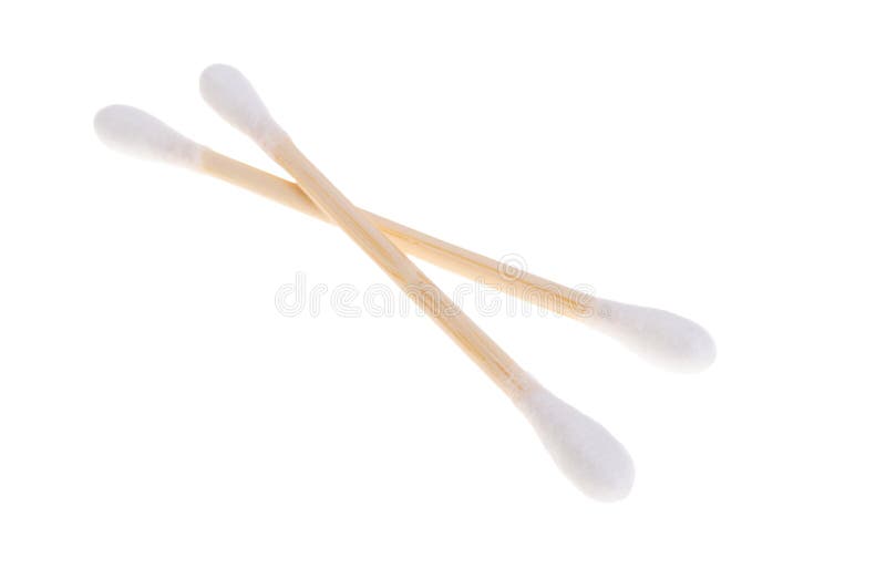 Cotton swab isolated stock photo. Image of hygienic 212883180