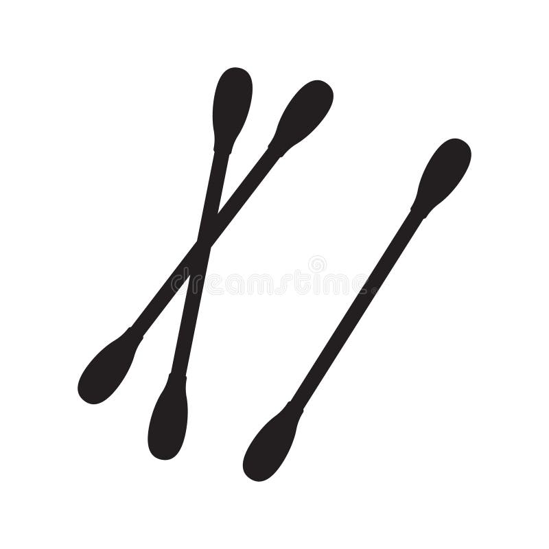 Cotton swabs icon. stock illustration. Illustration of health 272696125
