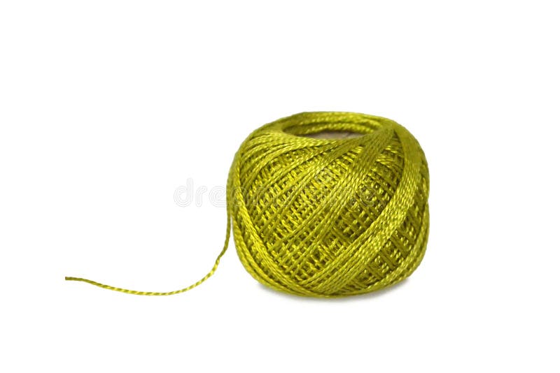 Cotton Thread Roll Isolated on White Stock Photo Image of isolated