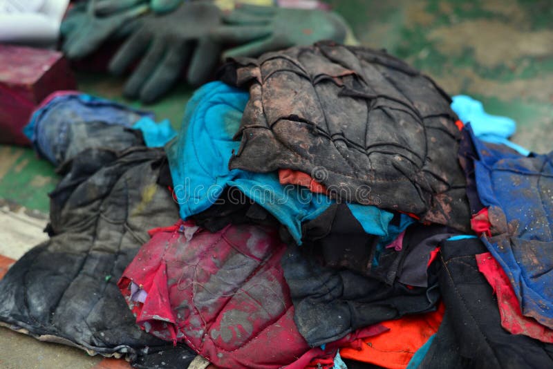 Cotton waste stock image. Image of material, colourful 52123087