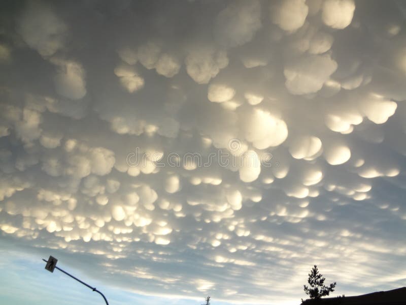 Cottonball clouds stock image. Image of balls, wild, windy 50311653