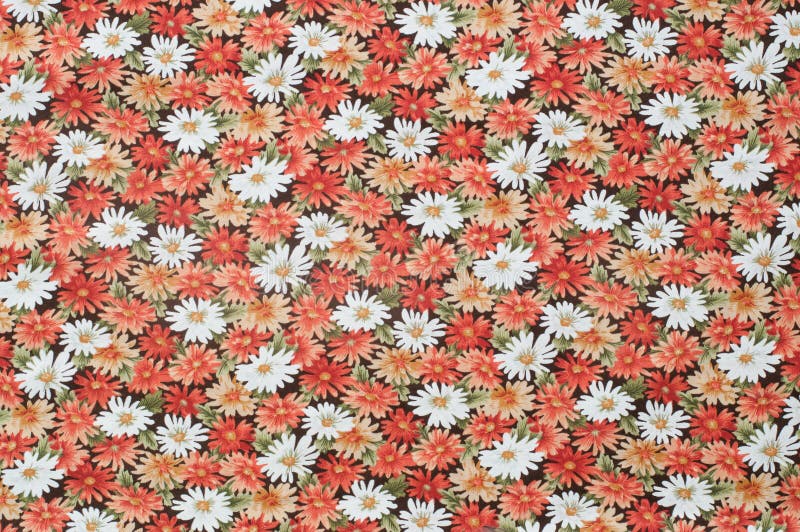 Cottonwood Close Up Antique Floral Fabric. royalty free stock images