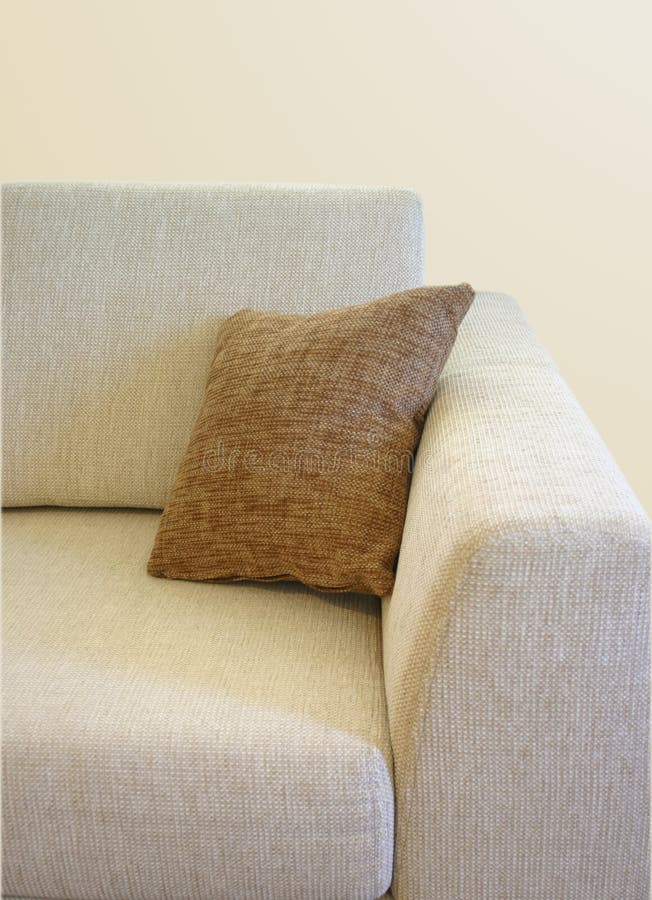 Couch and pillow detail. Couch and pillow detail.