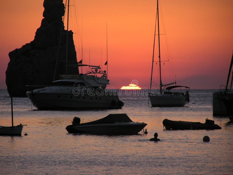 Coucher du soleil d'Ibiza