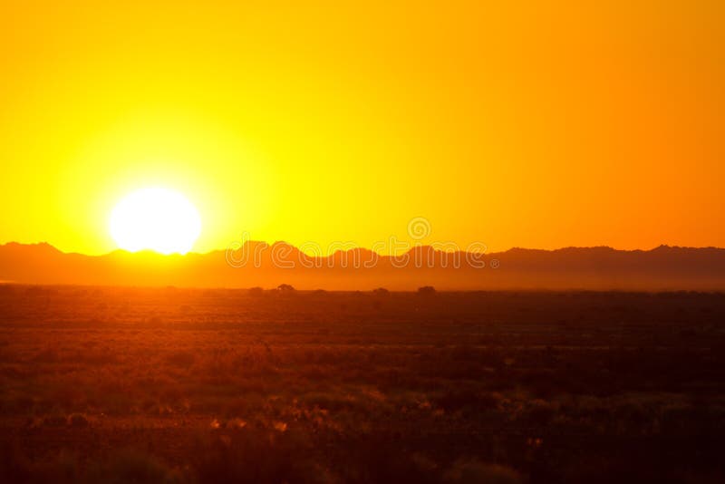 Coucher du soleil de l'Afrique photographie stock Coucher du soleil de l'Afrique photographie stock