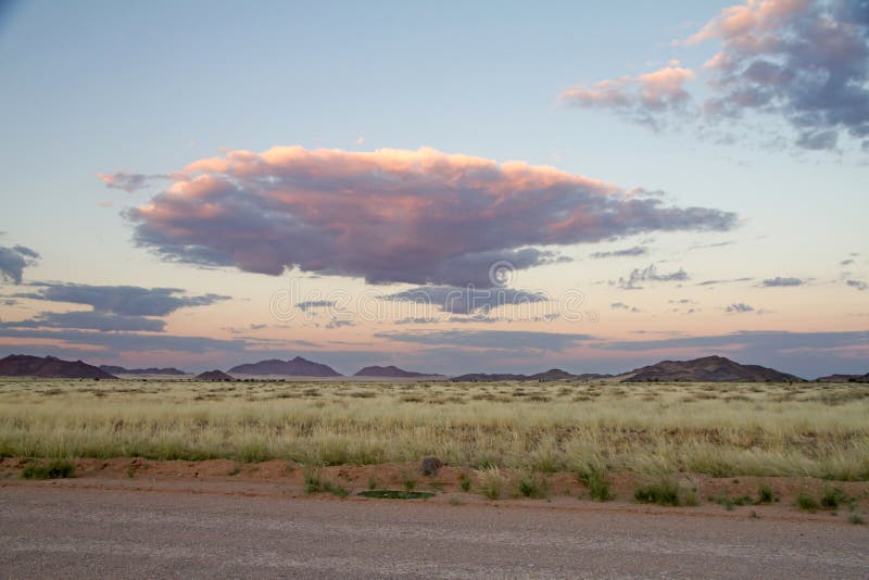 Coucher Du Soleil En Namibie Photo Stock Image Du Sunrise