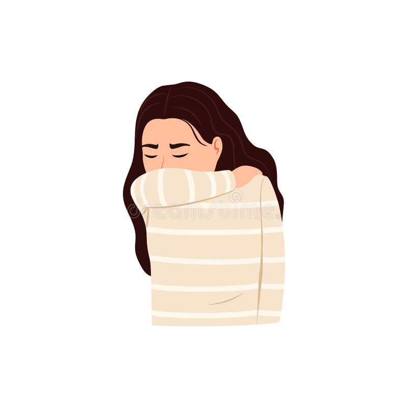 photo Sneeze Into Elbow Clipart dreamstime com