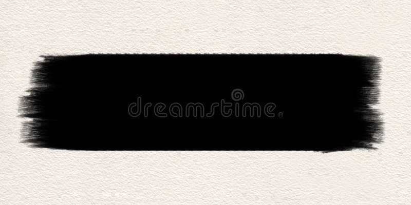 Couleur d'eau noire de pinceau de course illustration stock Couleur d'eau noire de pinceau de course illustration stock