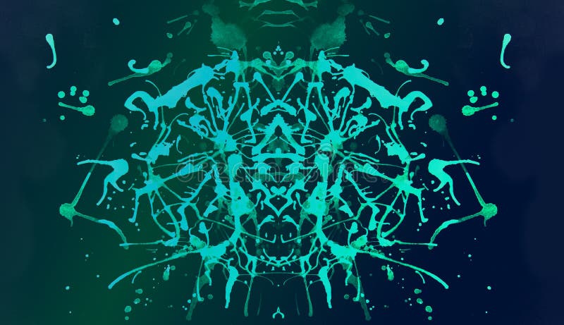 Couleur d'eau vive sur fond sombre illustration de vecteur
