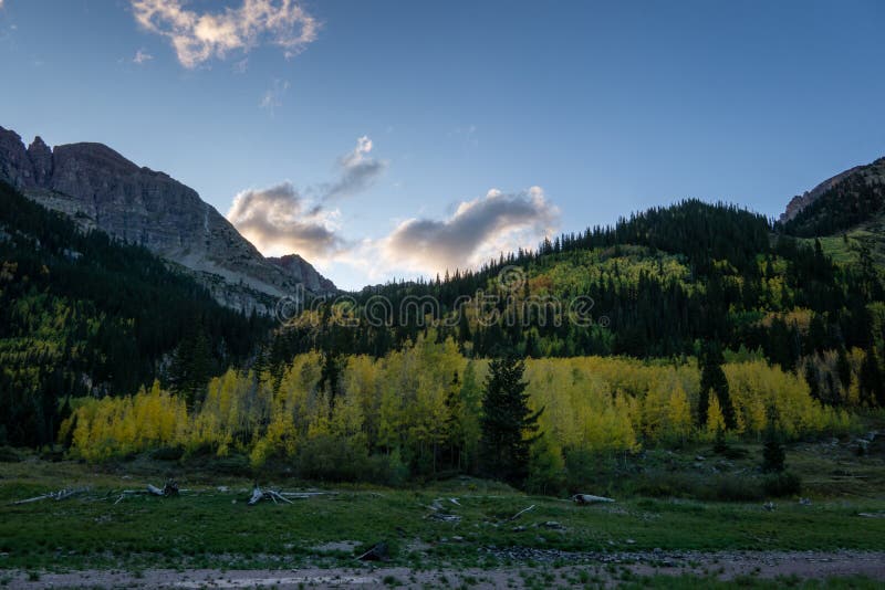 Couleurs de chute dans le Colorado images stock Couleurs de chute dans le Colorado images stock