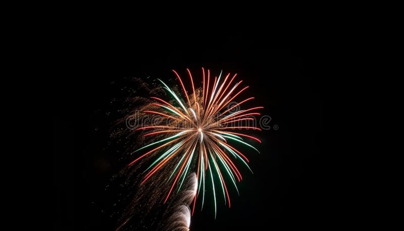 Une Célébration Explosive Déclenche Un Feu D'artifice Vibrant à L