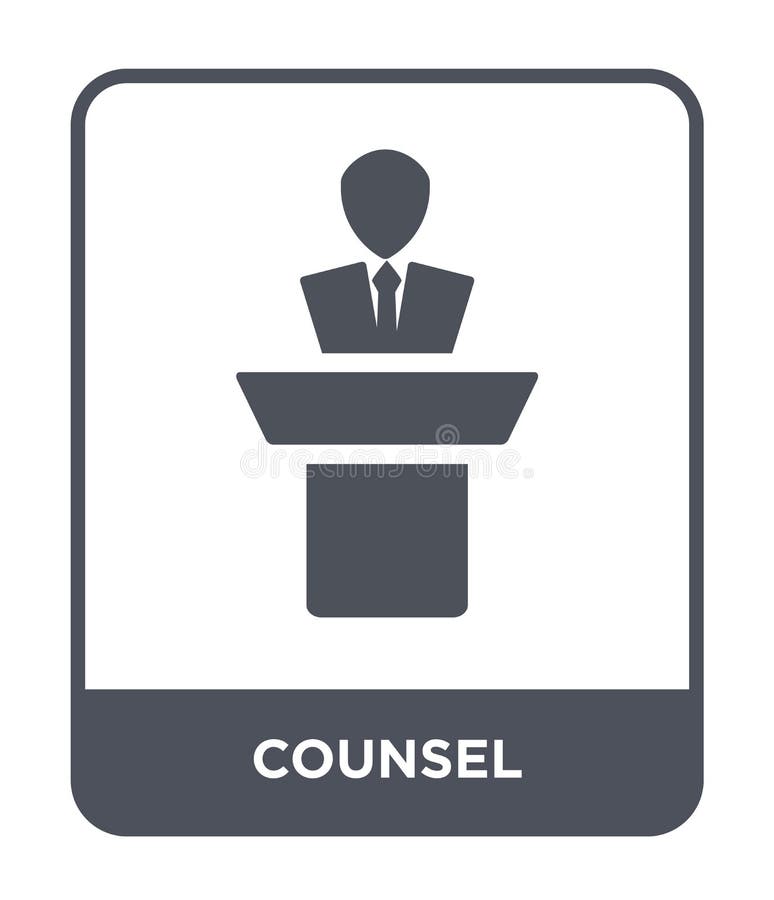 counsel icon in trendy design style. counsel icon isolated on white background. counsel vector icon simple and modern flat symbol stock illustration counsel icon in trendy design style. counsel icon isolated on white background. counsel vector icon simple and modern flat symbol stock illustration