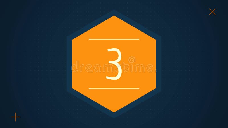 Countdown leader graphic with amazing white graphic hexagons 25 to 0. Countdown Motiongraphic 0 to 25. Simple countdown stock illustration Countdown leader graphic with amazing white graphic hexagons 25 to 0. Countdown Motiongraphic 0 to 25. Simple countdown stock illustration