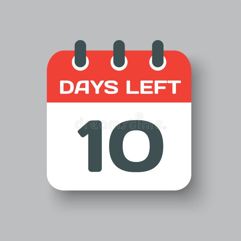 10 Days Calendar Stock Illustrations 788 10 Days Calendar Stock Illustrations, Vectors