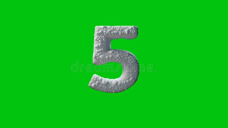 Countdown Premium Quality green screen 4k bacground vector illustration