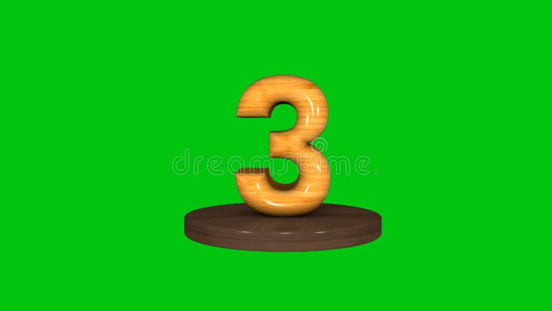 Countdown Premium Quality green screen 4k bacground royalty free illustration