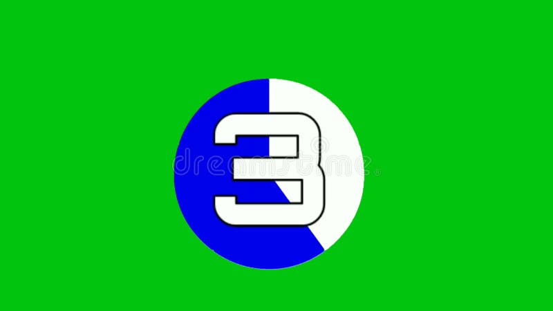 Countdown Premium Quality green screen 4k bacground royalty free illustration