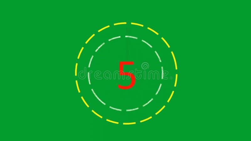 Countdown Premium Quality green screen 4k bacground royalty free illustration