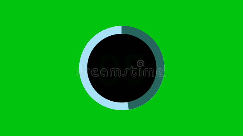 Countdown Premium Quality green screen 4k bacground vector illustration