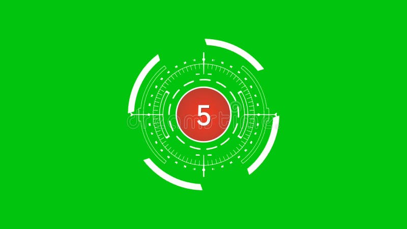 Countdown Premium Quality green screen 4k bacground royalty free illustration