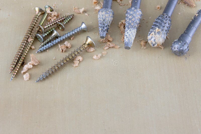 Countersink Used in Joinery for Reaming Holes. Joinery Accessories on a