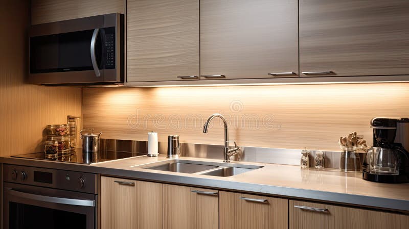 Countertop light wood pattern vector illustration